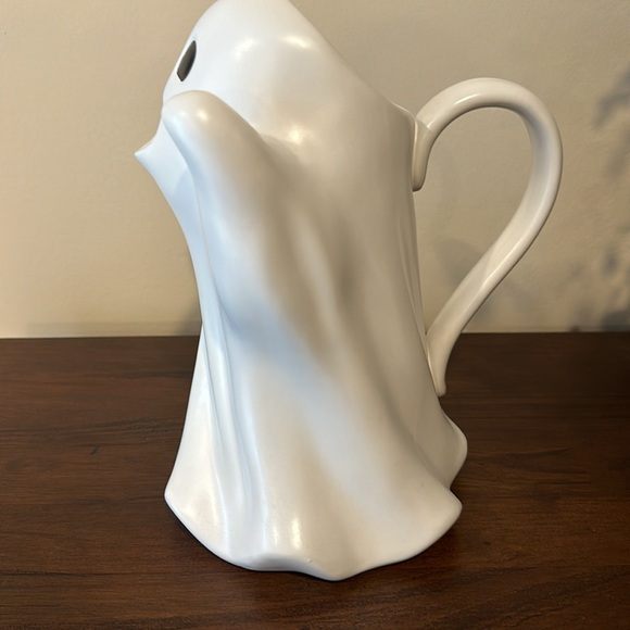 Halloween Stoneware Ghost Beverage Pitcher White - Threshold™ 1280m LAST ONE - Picture 6 of 8